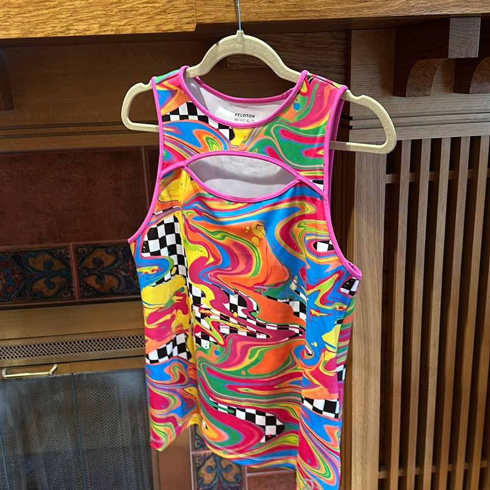 Brittany Allen Printed Cut Out Tank
